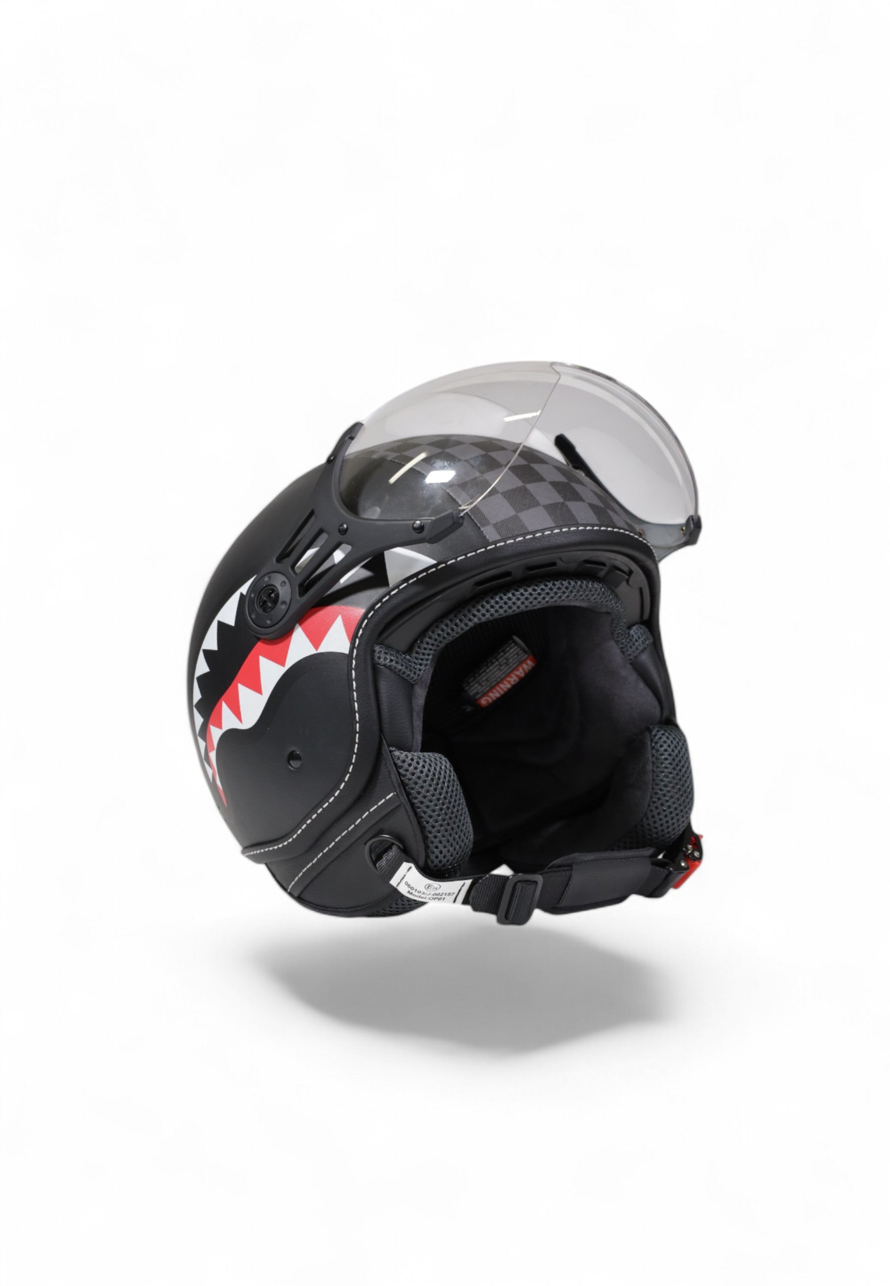 Casco "Sharks in Paris Helmet" nero/grigio con Grafica Shark