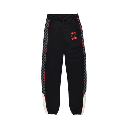 Pantaloni "Triple Decker Heir to the Throne" Grigi con Fasce Check<BR/>