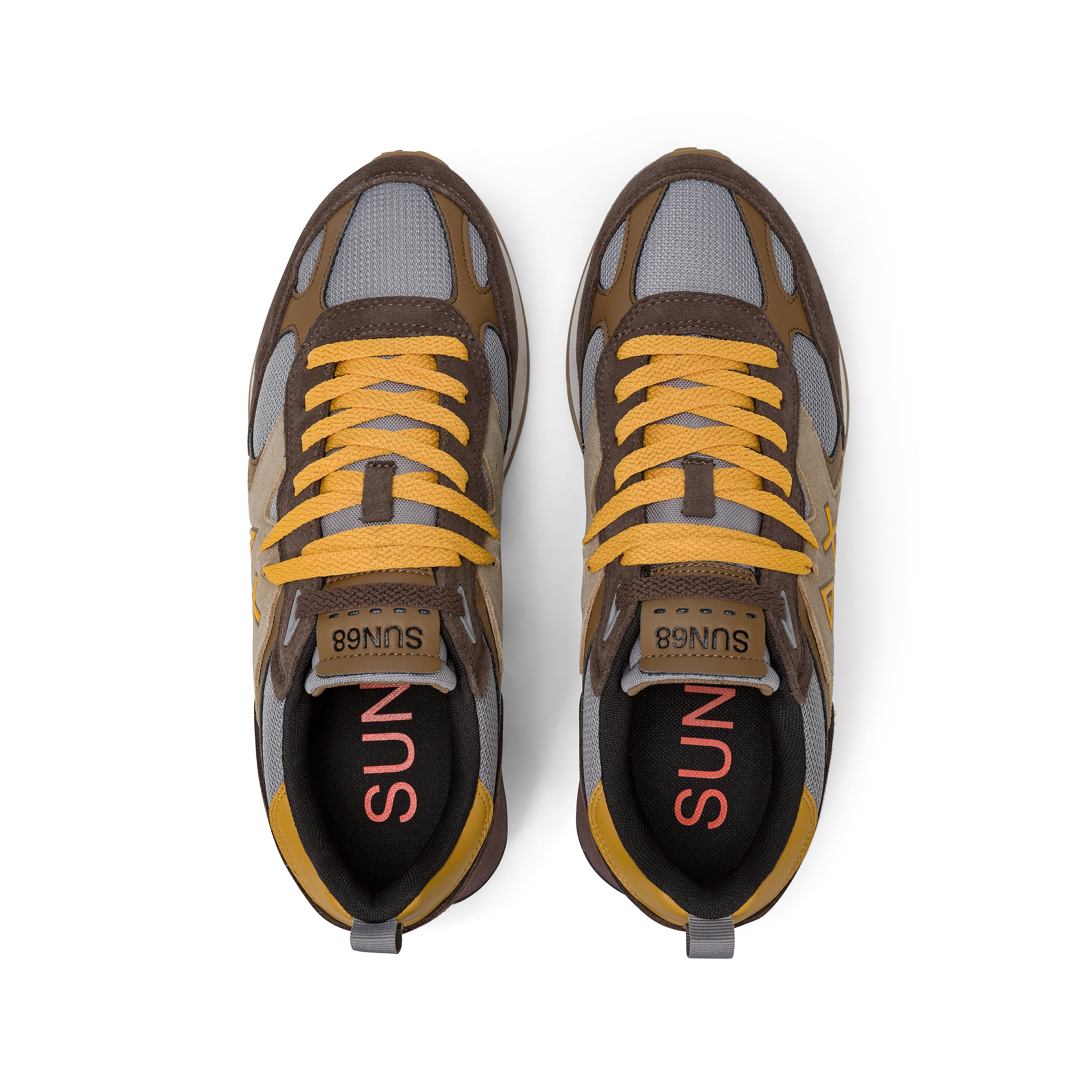 Sneakers Uomo SUN68 "Jaki Outdoor" Marrone