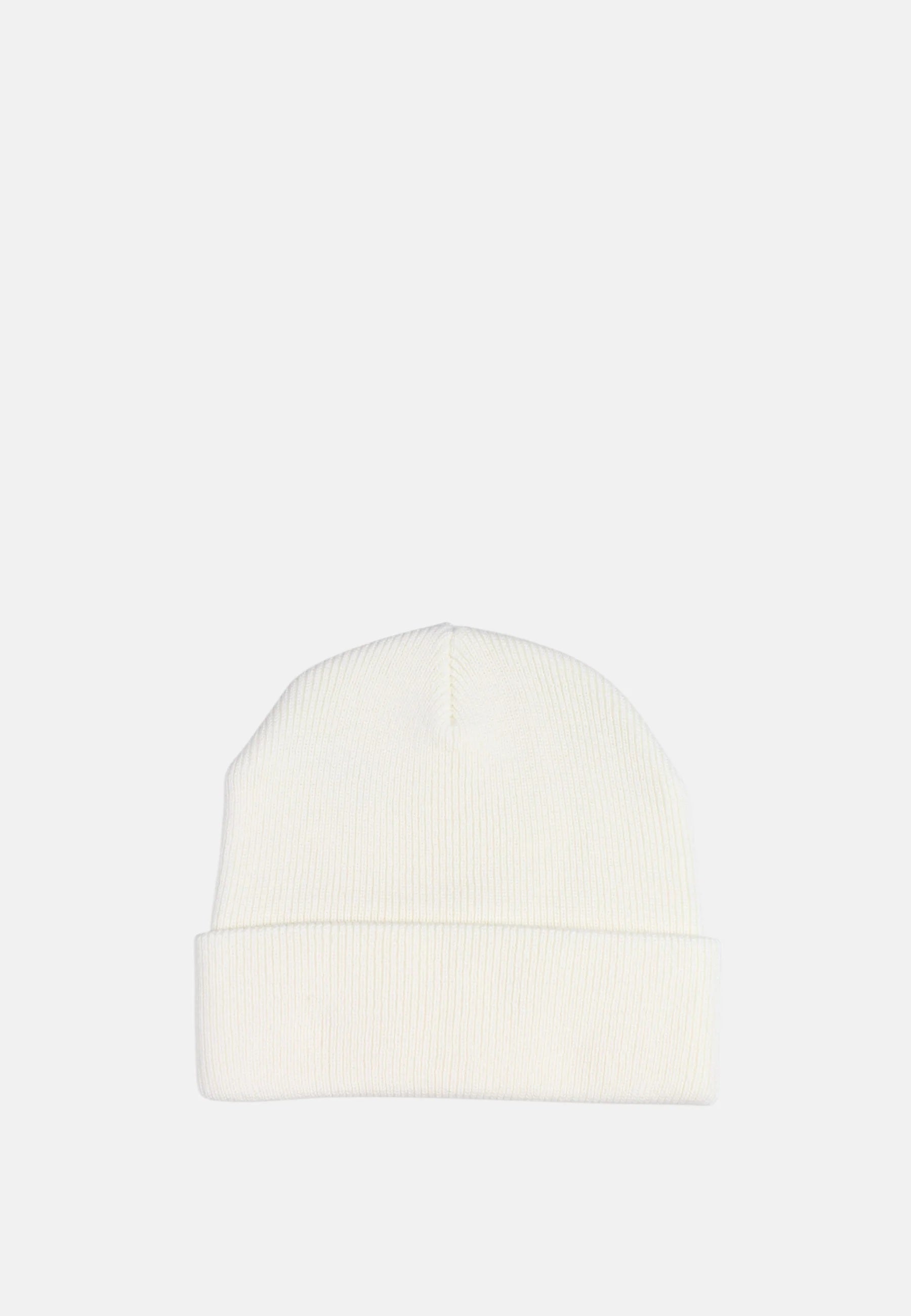 Cappello SUN68 bianco da Uomo in Misto Lana con Logo Frontale