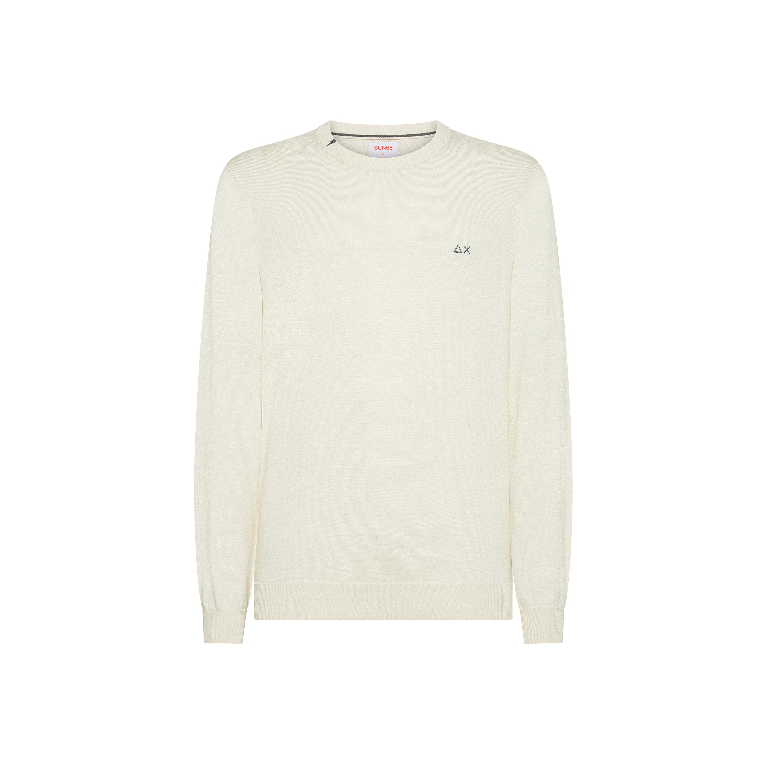 Maglione bianco in Lana e Cotone