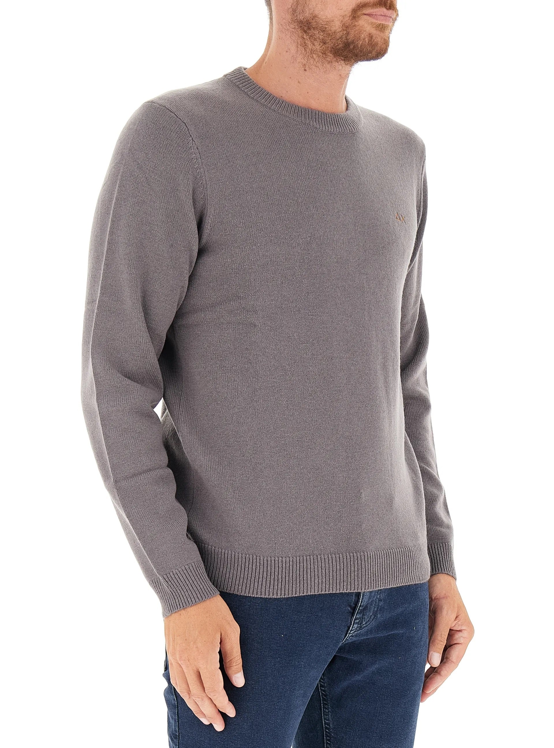 Maglia "Sweater Warm" grigia in Lana e Cashmere