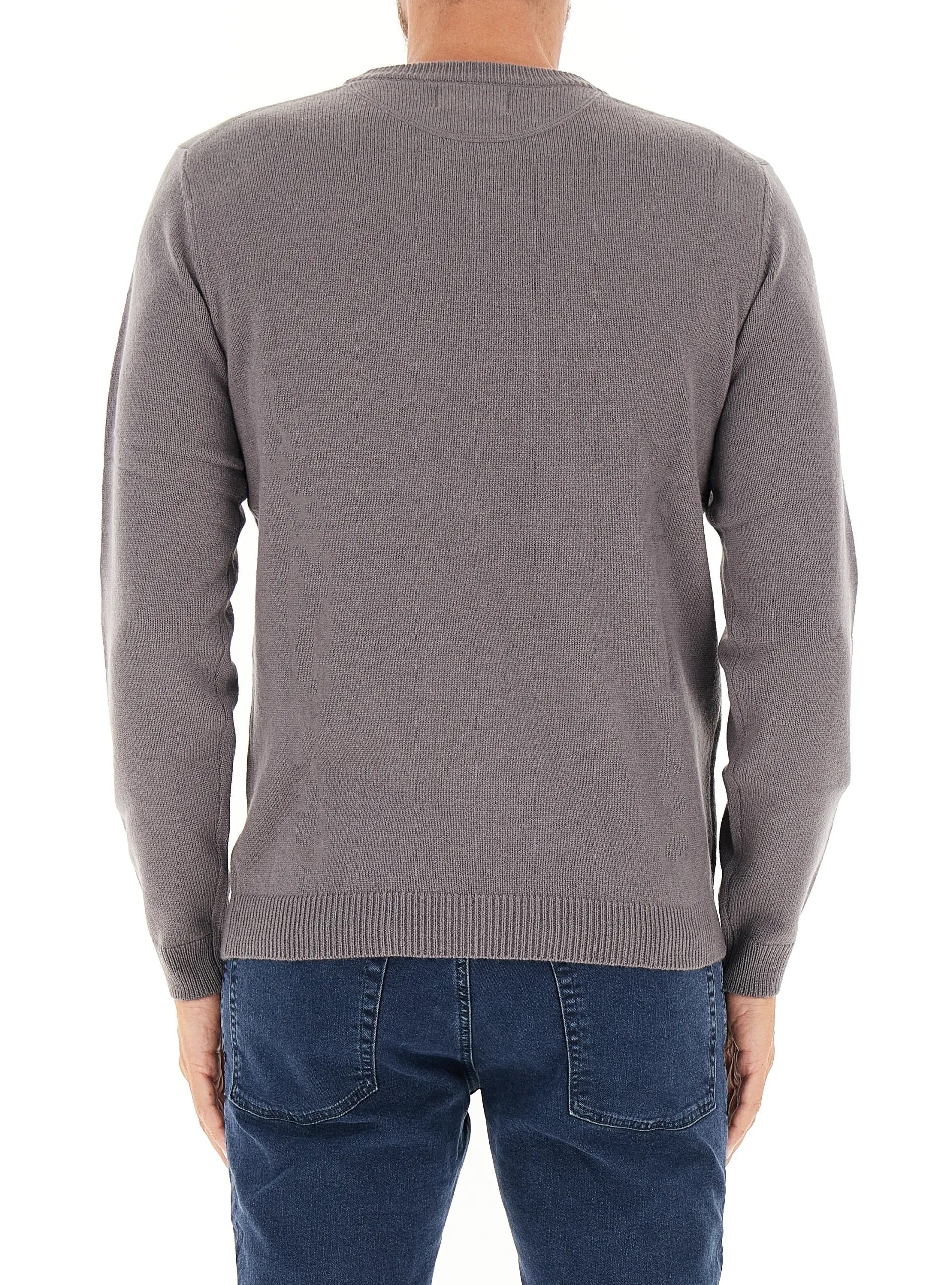 Maglia "Sweater Warm" grigia in Lana e Cashmere