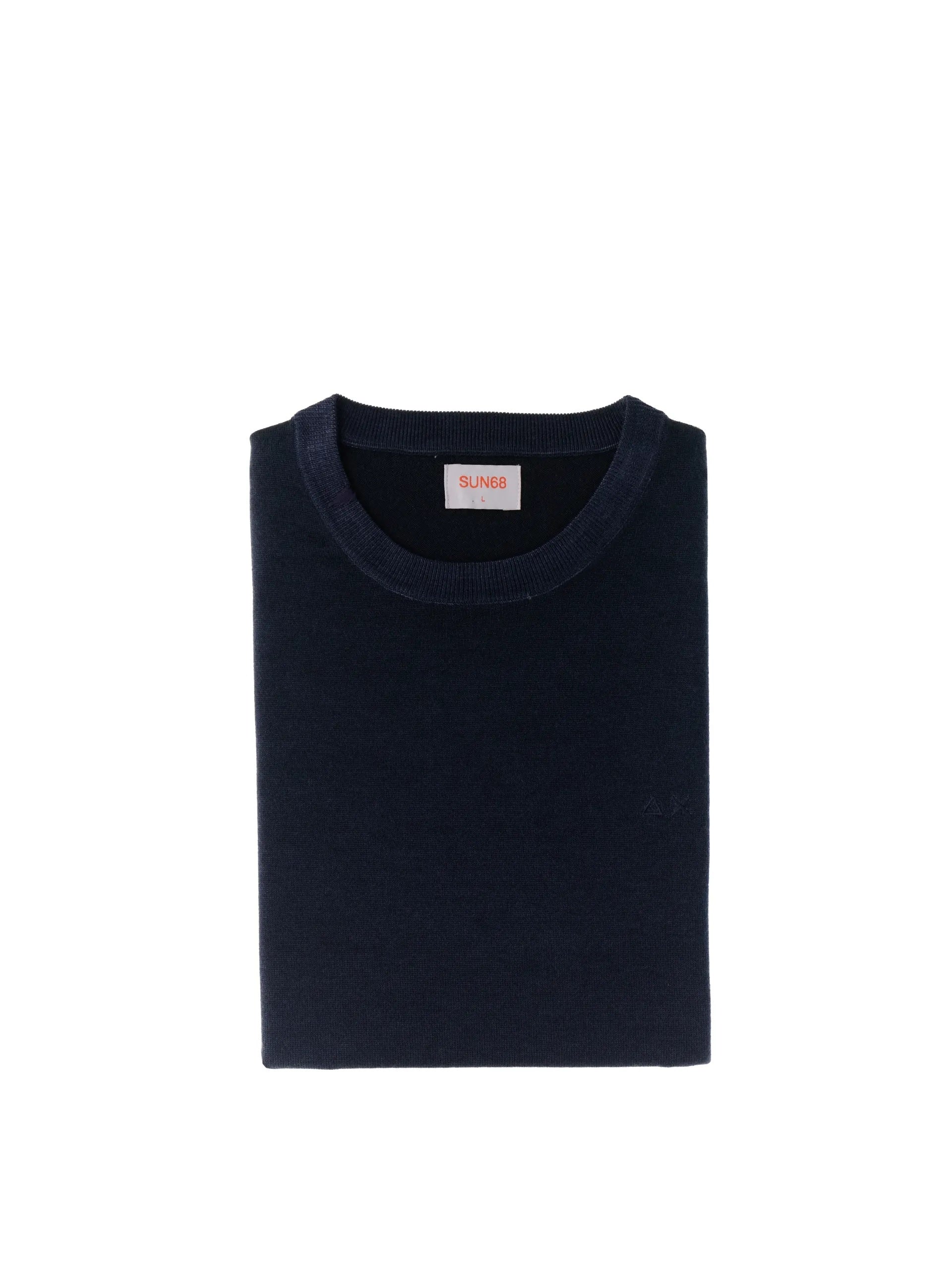 Maglione Uomo SUN68 "Vintage Sweater" Blu