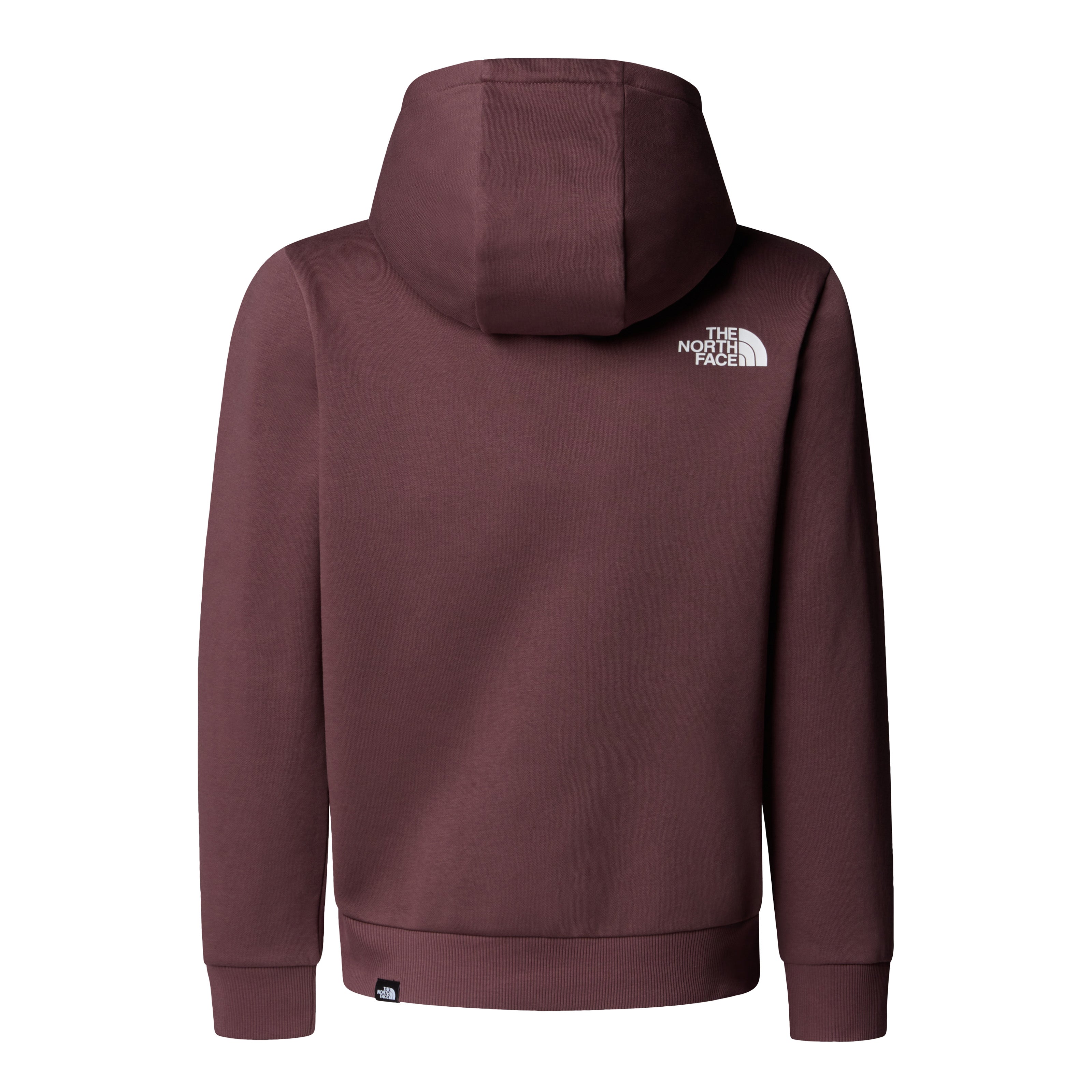 Felpa con cappuccio "Simple Dome" bordeaux Tawny Quartz in cotone