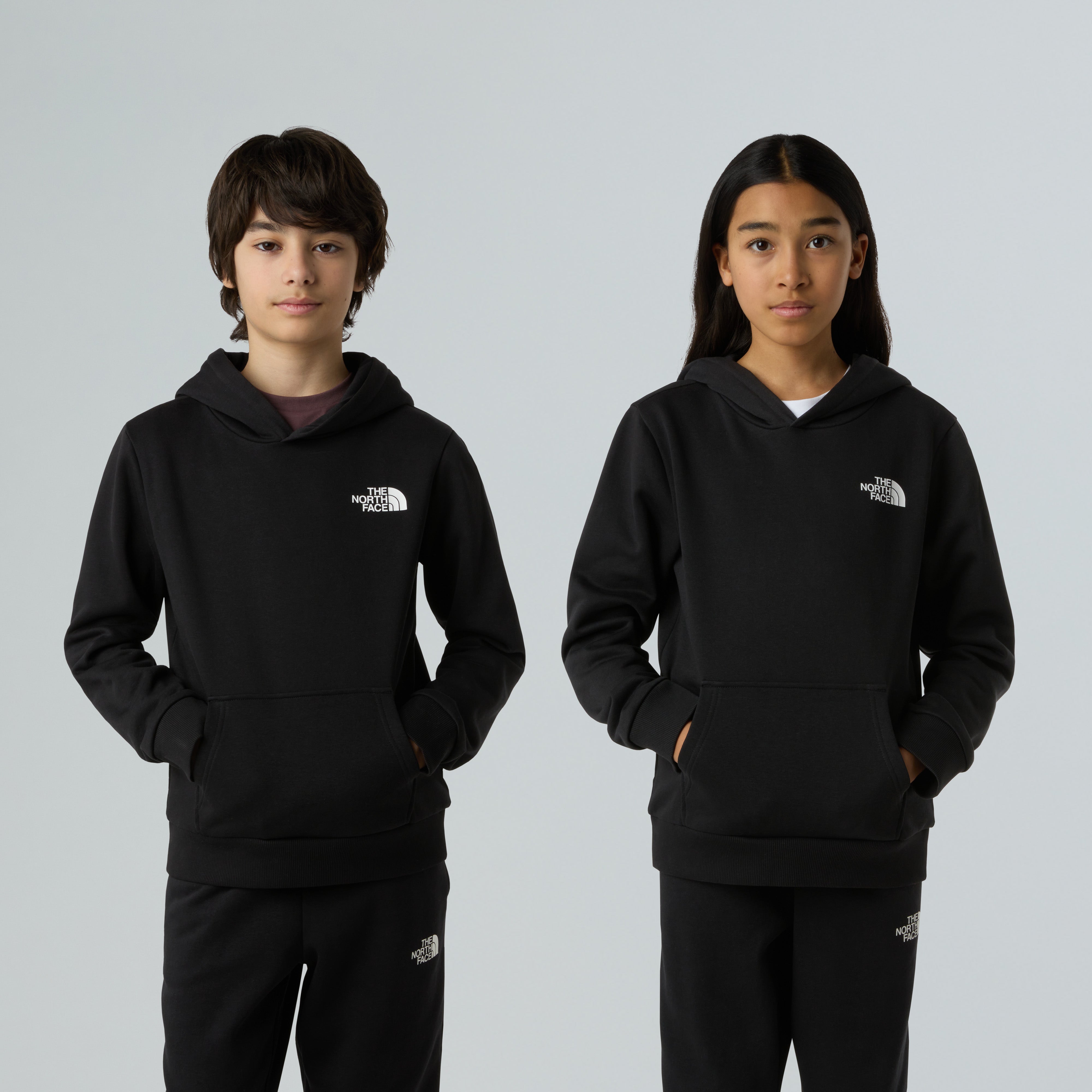 Felpa con cappuccio "Simple Dome" nera in cotone