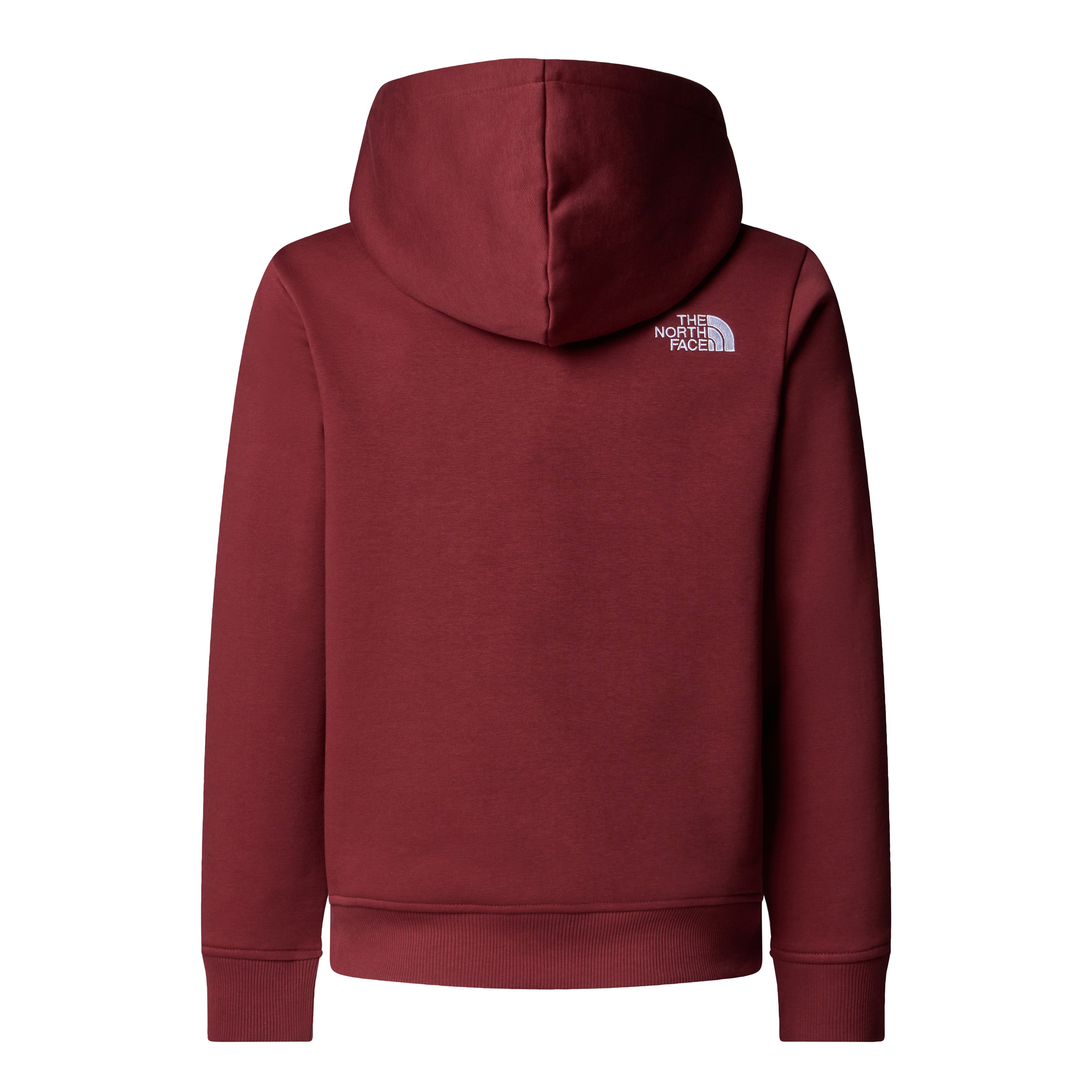 Felpa con Cappuccio "Drew Peak" Bordeaux Sumac con Logo bianco
