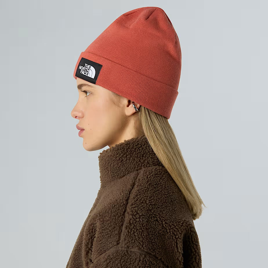 Cappello "Dock Worker Recycled Beanie" rosso marte in Maglia