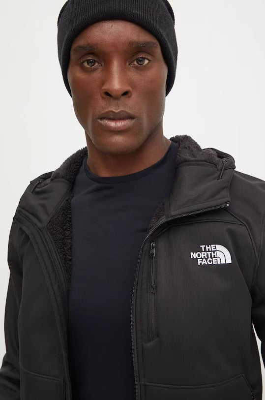 Giubbino Nero "Quest Triclimate Jacket" in Softshell Antivento