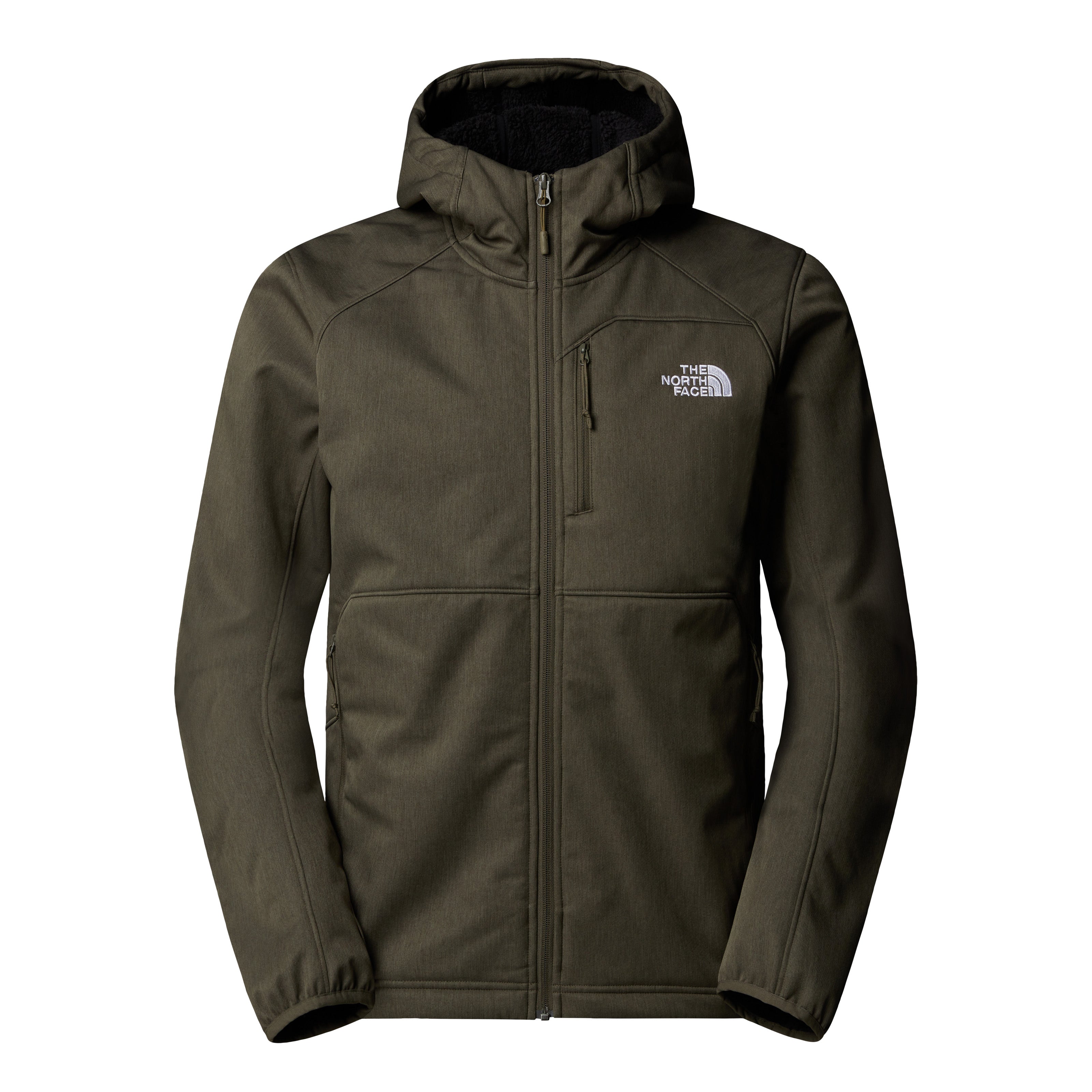 Giubbino "Quest Hooded Softshell" Verde Antivento con Cappuccio