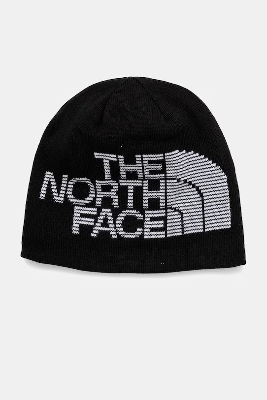 Cappello reversibile "Reversible Highline Beanie" Bianco e Nero