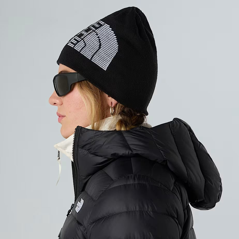 Cappello reversibile "Reversible Highline Beanie" Bianco e Nero