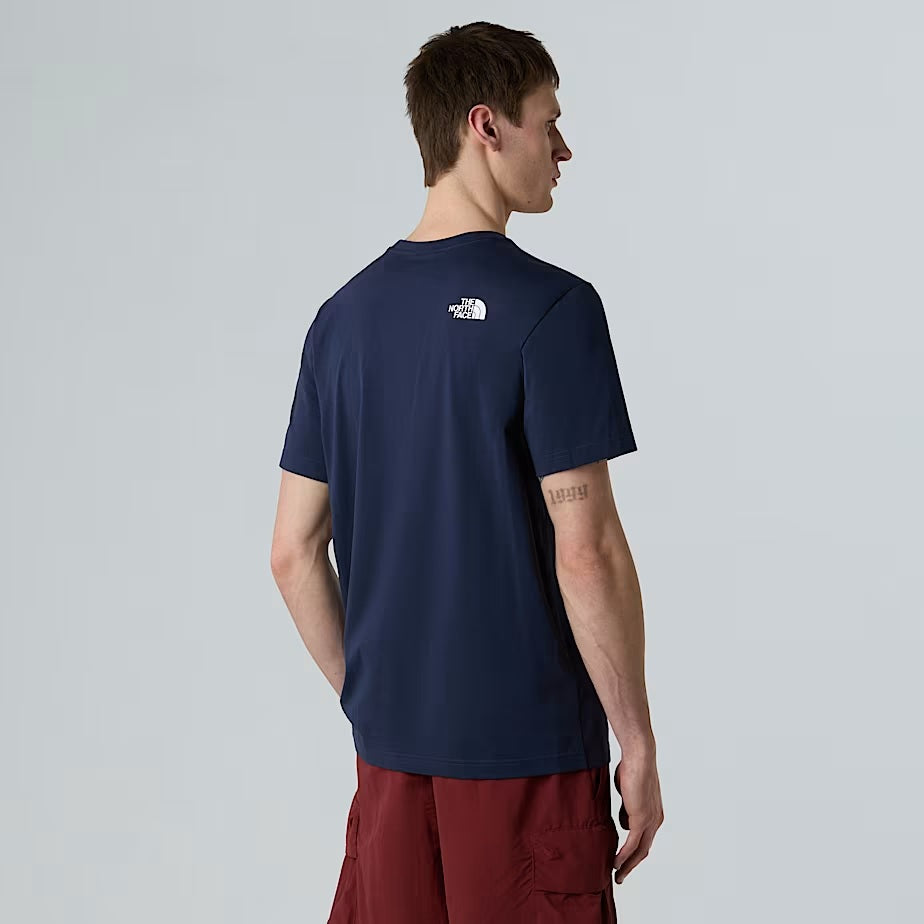 T-shirt "Simple Dome Tee" summer navy in Cotone e Poliestere