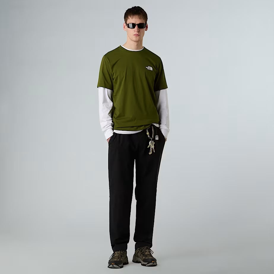 T-shirt "Simple Dome Tee" woodland green in Cotone e Poliestere