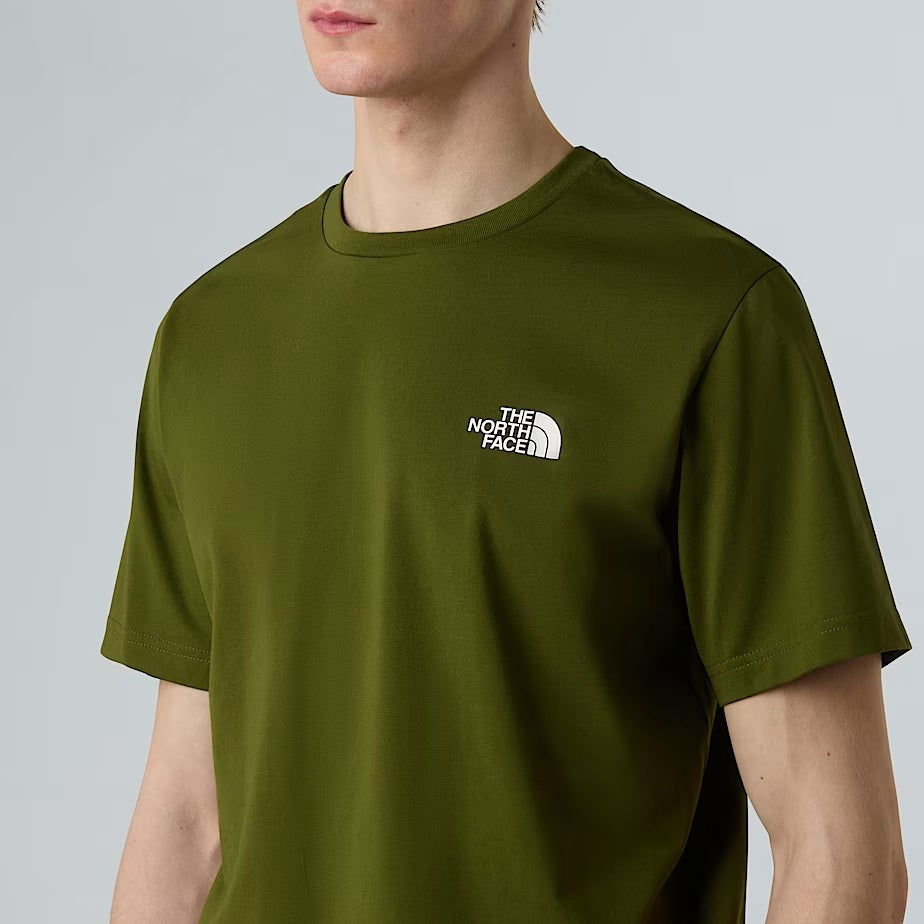 T-shirt "Simple Dome Tee" woodland green in Cotone e Poliestere