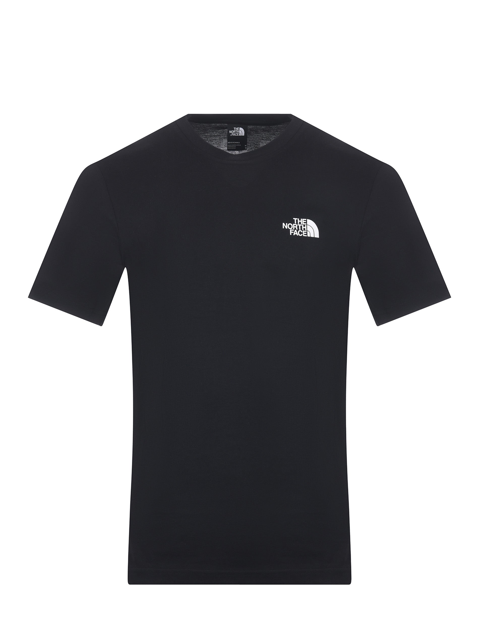 T-shirt "Simple Dome Tee" nera in Cotone e Poliestere