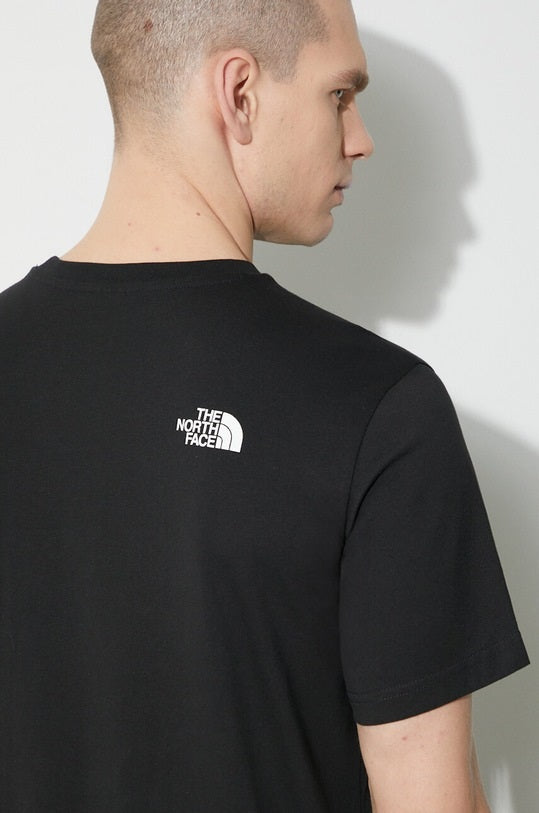 T-shirt "Simple Dome Tee" nera in Cotone e Poliestere