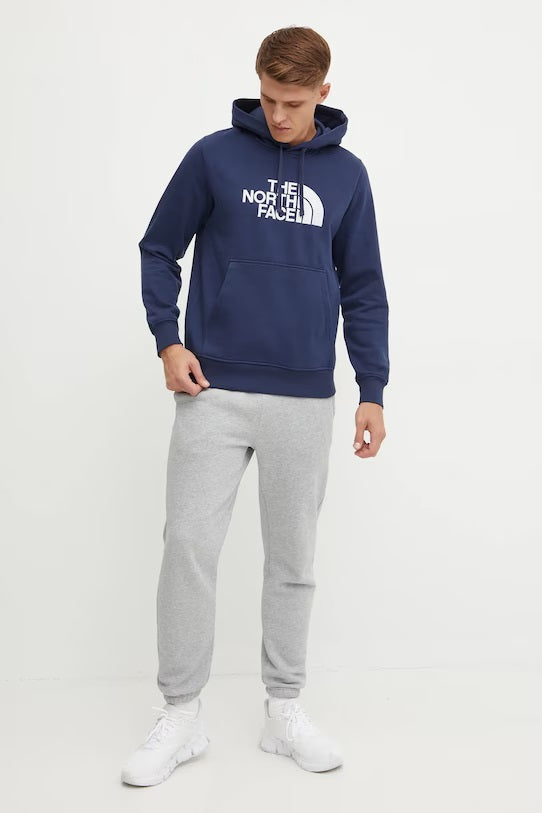 Felpa Uomo Blu Navy con Cappuccio "Drew Peak"