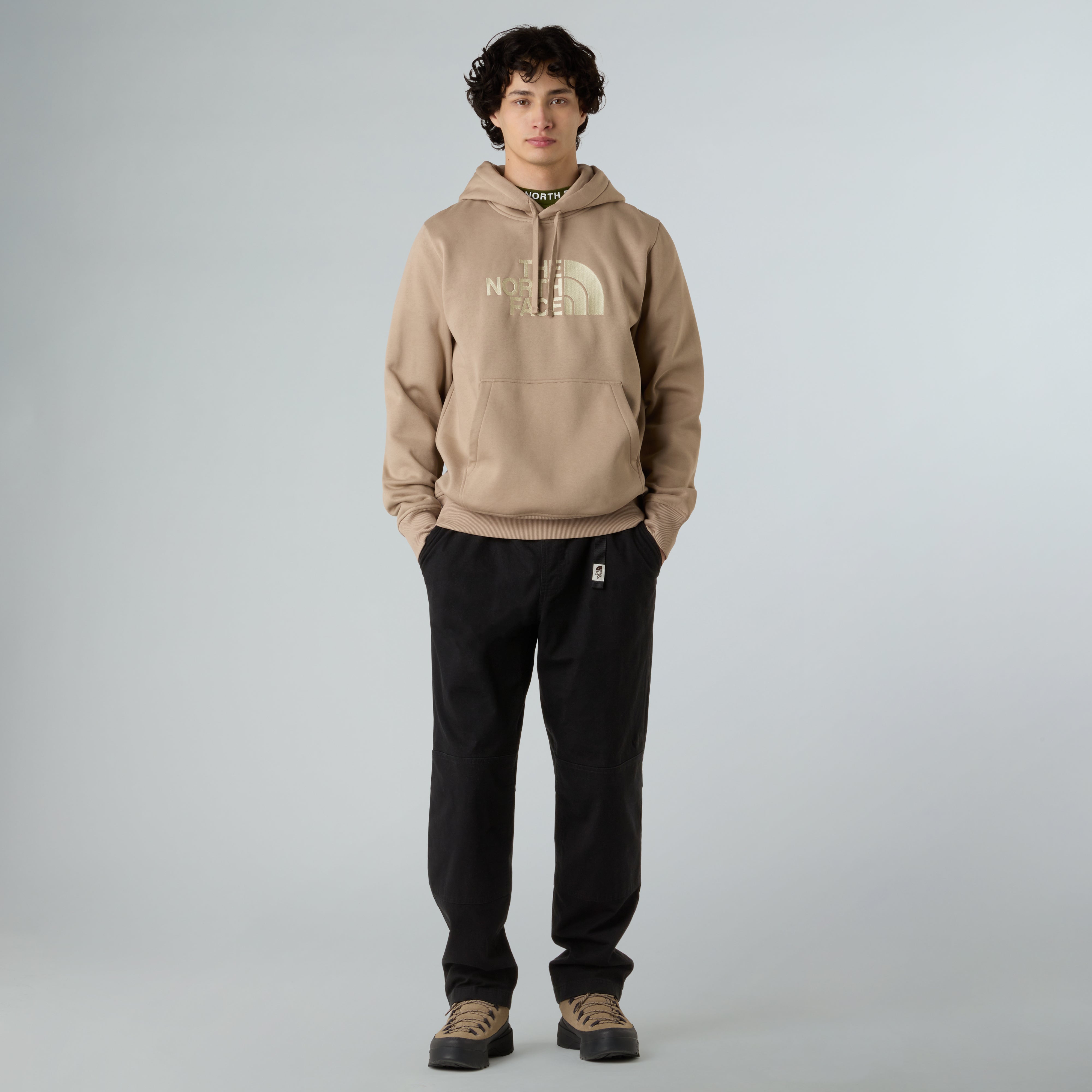 Felpa con cappuccio "Drew Peak" Mushroom / Grey-Gravel