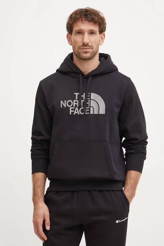 Felpa Uomo Nera con Cappuccio "Drew Peak"