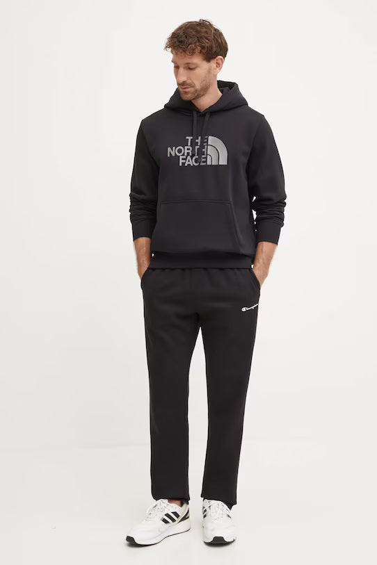 Felpa Uomo Nera con Cappuccio "Drew Peak"