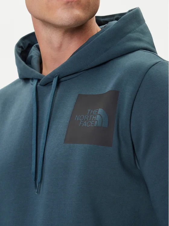 Felpa con cappuccio "Fine Hoodie" verde Deep Cypress con logo nero