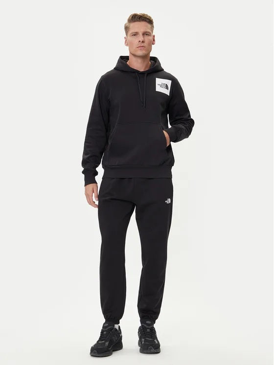 Felpa con cappuccio "Fine Hoodie" nera con logo The North Face