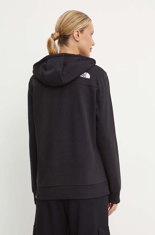 Felpa con cappuccio "Simple Dome Hoodie" nera in cotone
