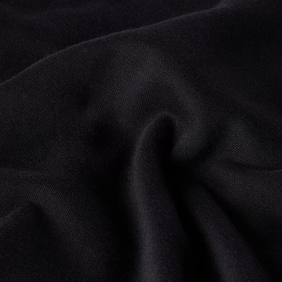 Felpa con cappuccio "Simple Dome Hoodie" nera in cotone