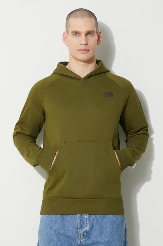Felpa con cappuccio "NSE Box" Woodland Green-TNF Black