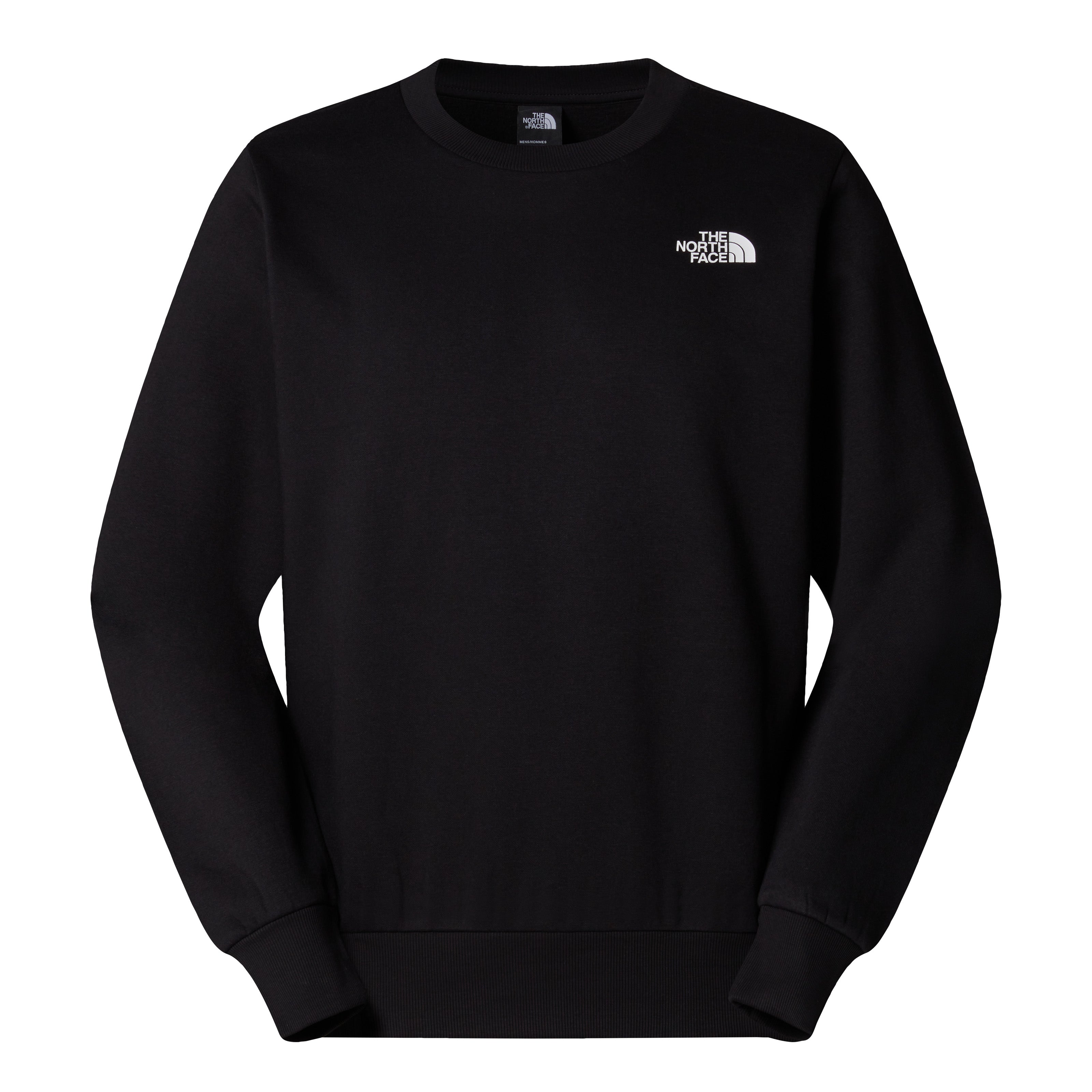 Felpa "Simple Dome" nera in cotone con logo The North Face