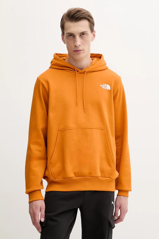Felpa con cappuccio "Simple Dome" agape orange