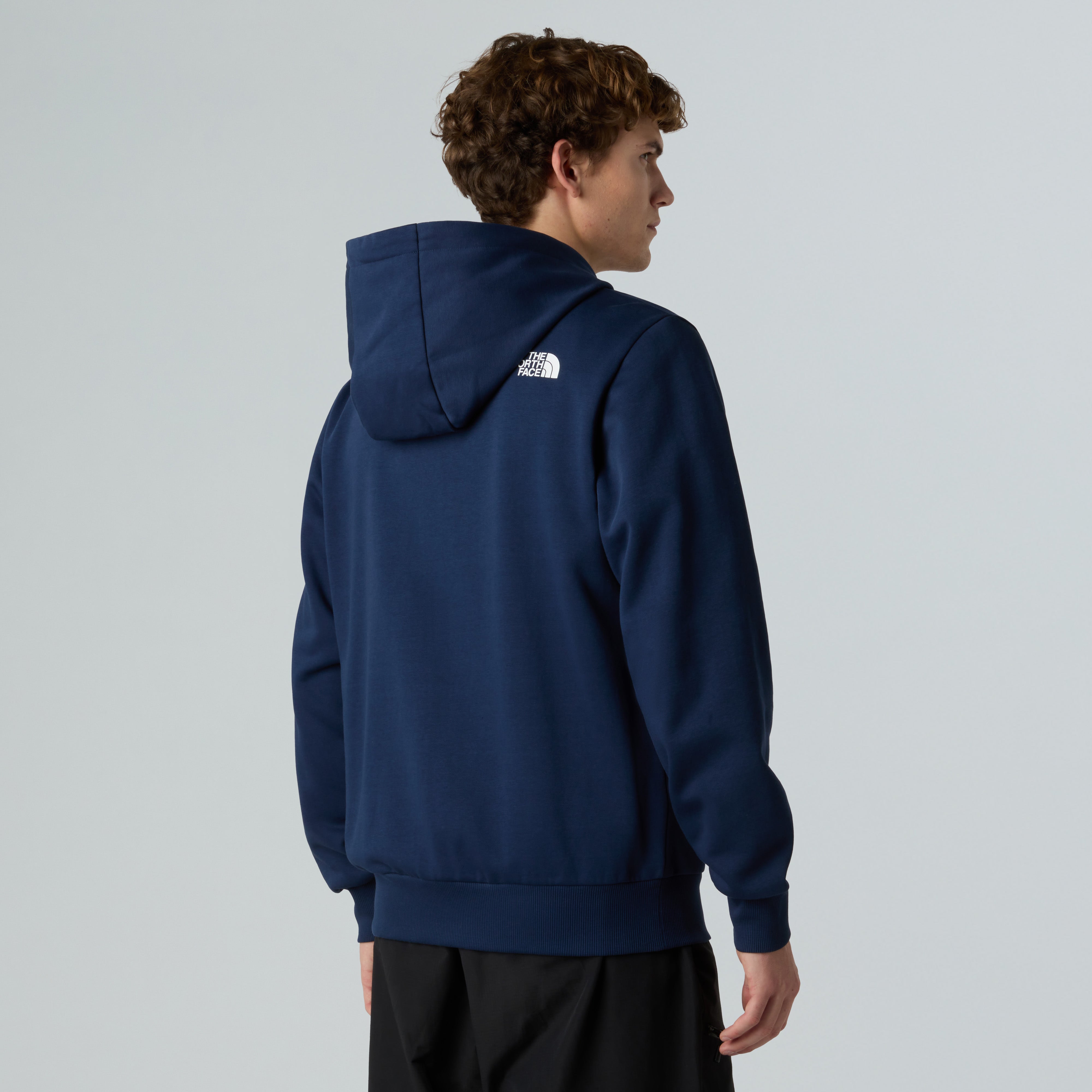 Felpa con cappuccio e zip "Simple Dome" Summit Navy