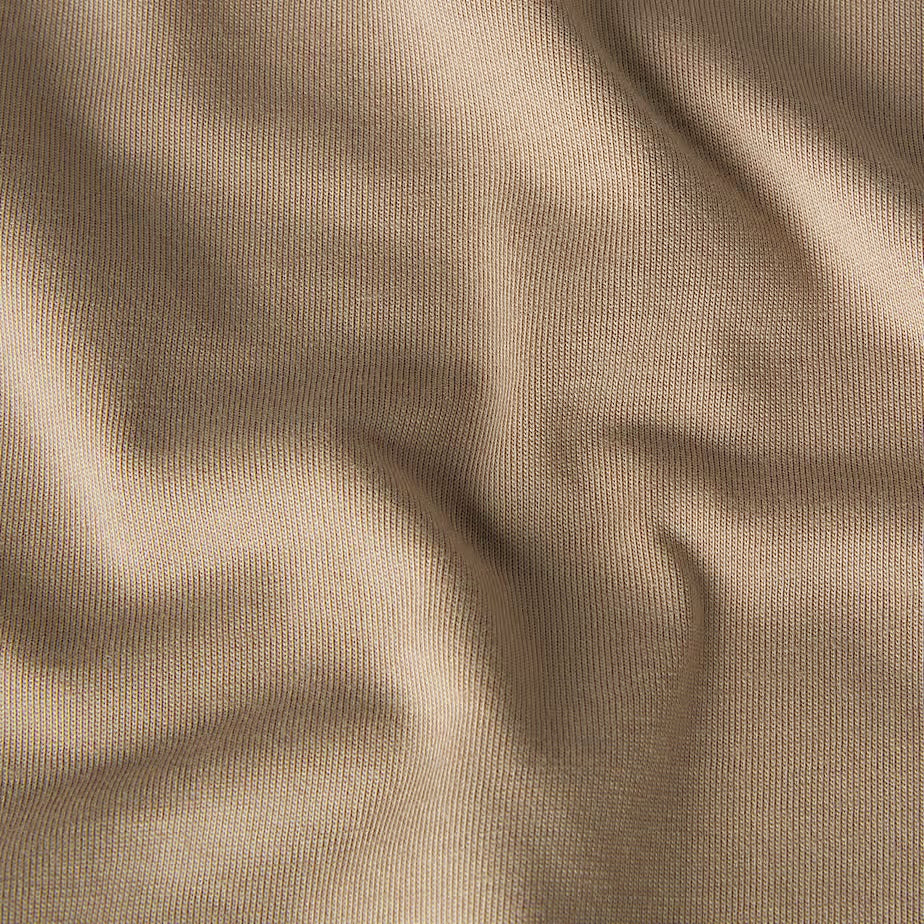 T-shirt "Fine" color Mushroom Grey in misto cotone con logo