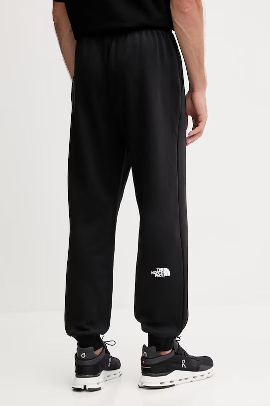 Pantaloni tuta neri "FINE REGULAR TAPERED JOGGER"