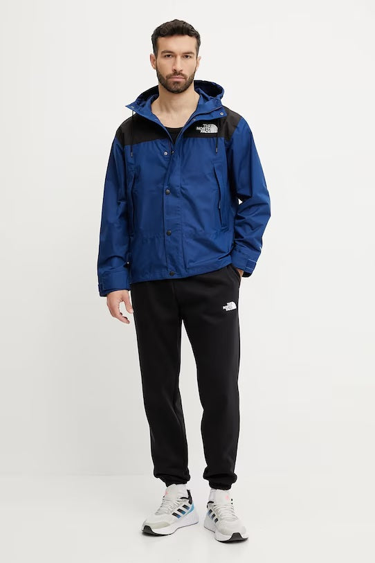 Pantaloni tuta "Simple Dome Regular Tapered Jogger" neri in cotone
