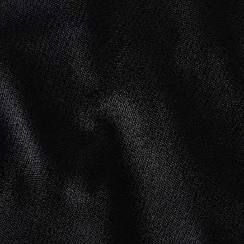 Felpa con cappuccio e zip "Reaxion 2.0" nera in fleece spazzolato