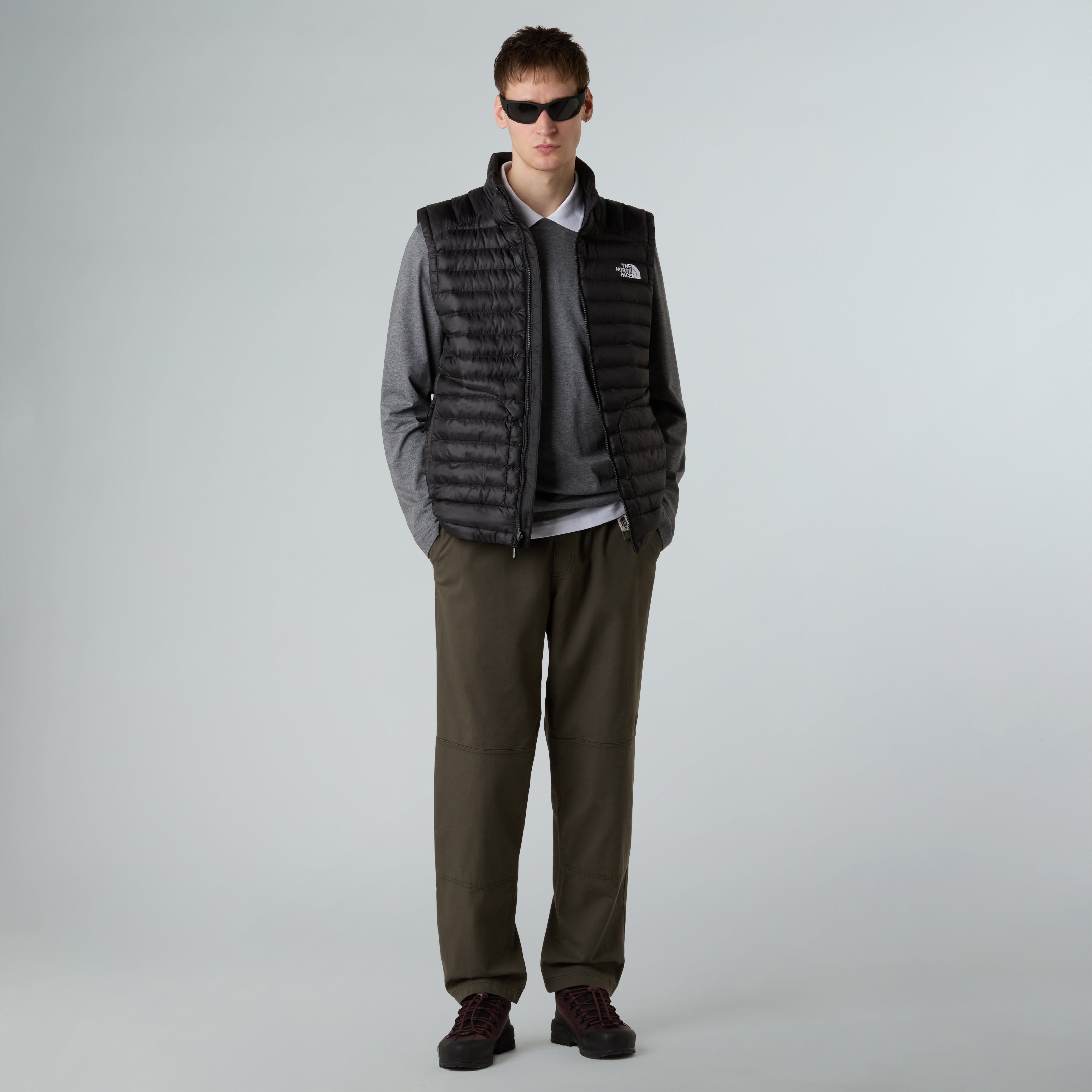 Gilet "Huila" nero con imbottitura sintetica riciclata