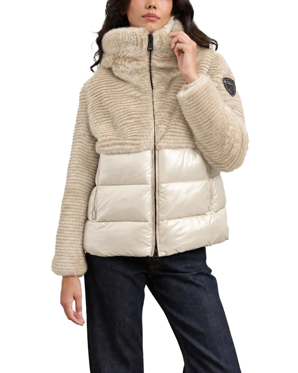 Giubbino BLAUER donna FANEVIL BLDC02304007685 Grigio
