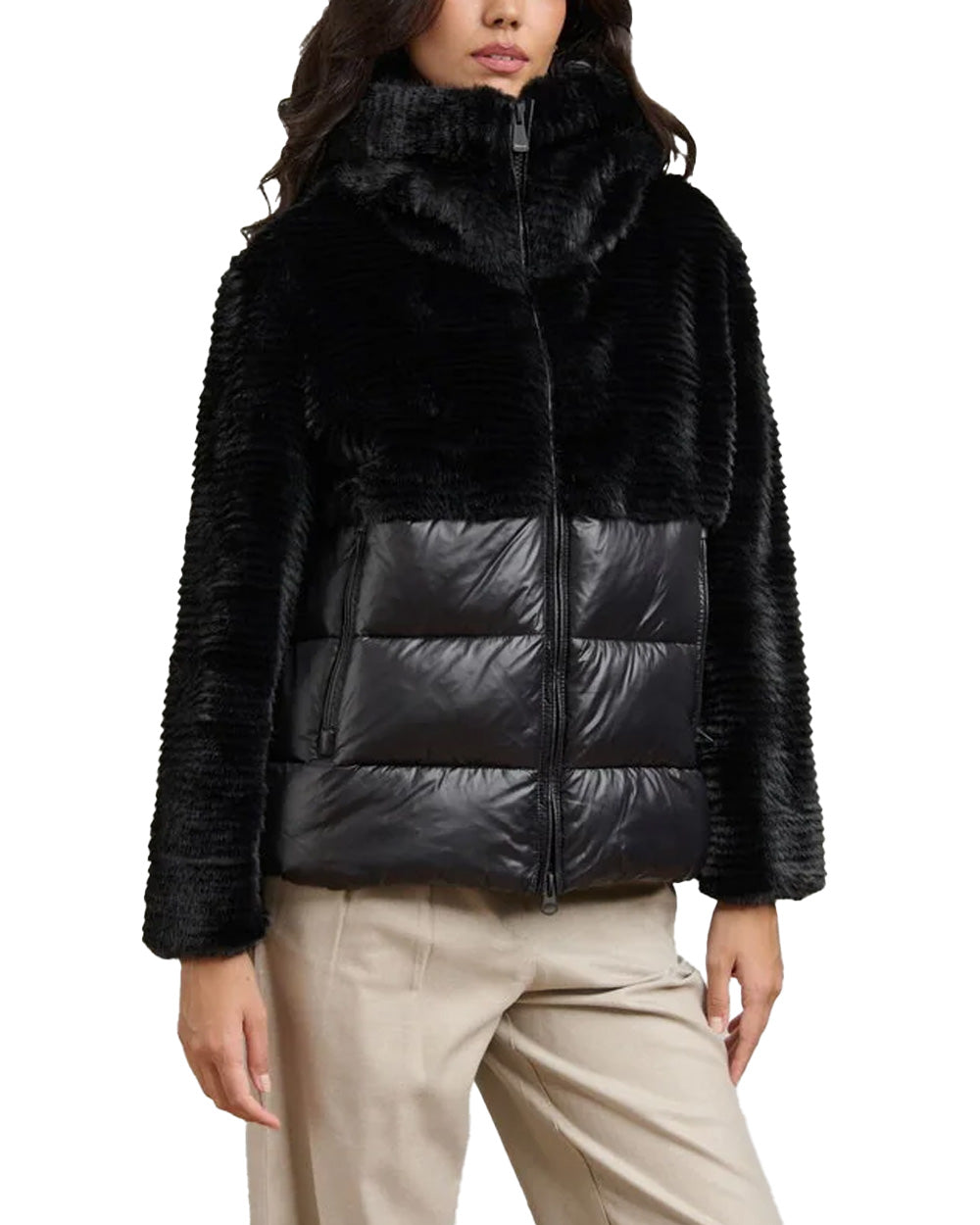 Giubbino BLAUER donna FANEVIL BLDC02304007685 Nero