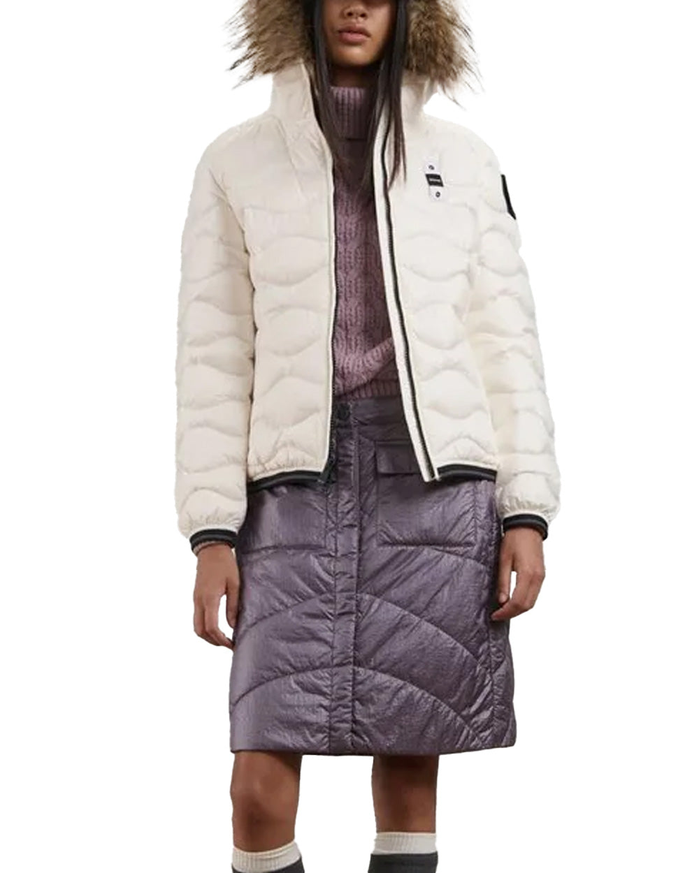 Giubbino BLAUER donna ALDIE BLDC03034006047 Bianco