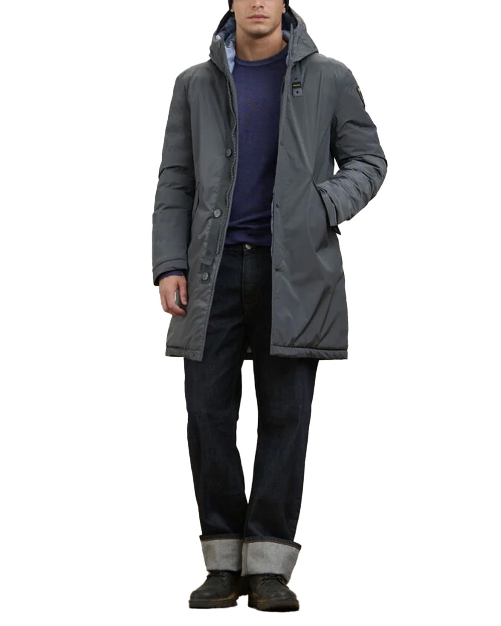 Giubbino BLAUER uomo FAYWOOD BLUK11310007110 Grigio
