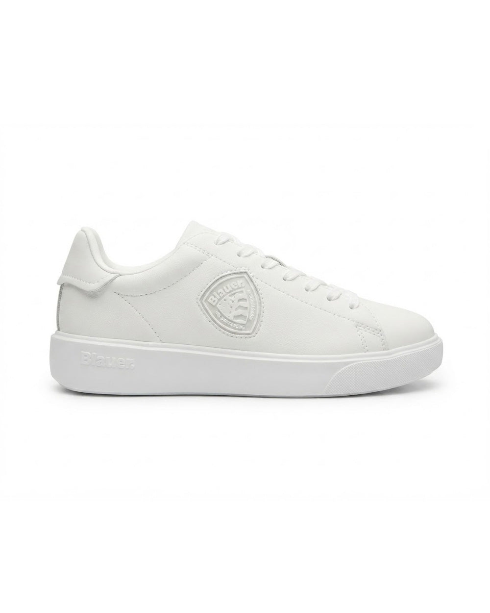 Sneakers BLAUER uomo BUCK14LEA Bianche<BR/>