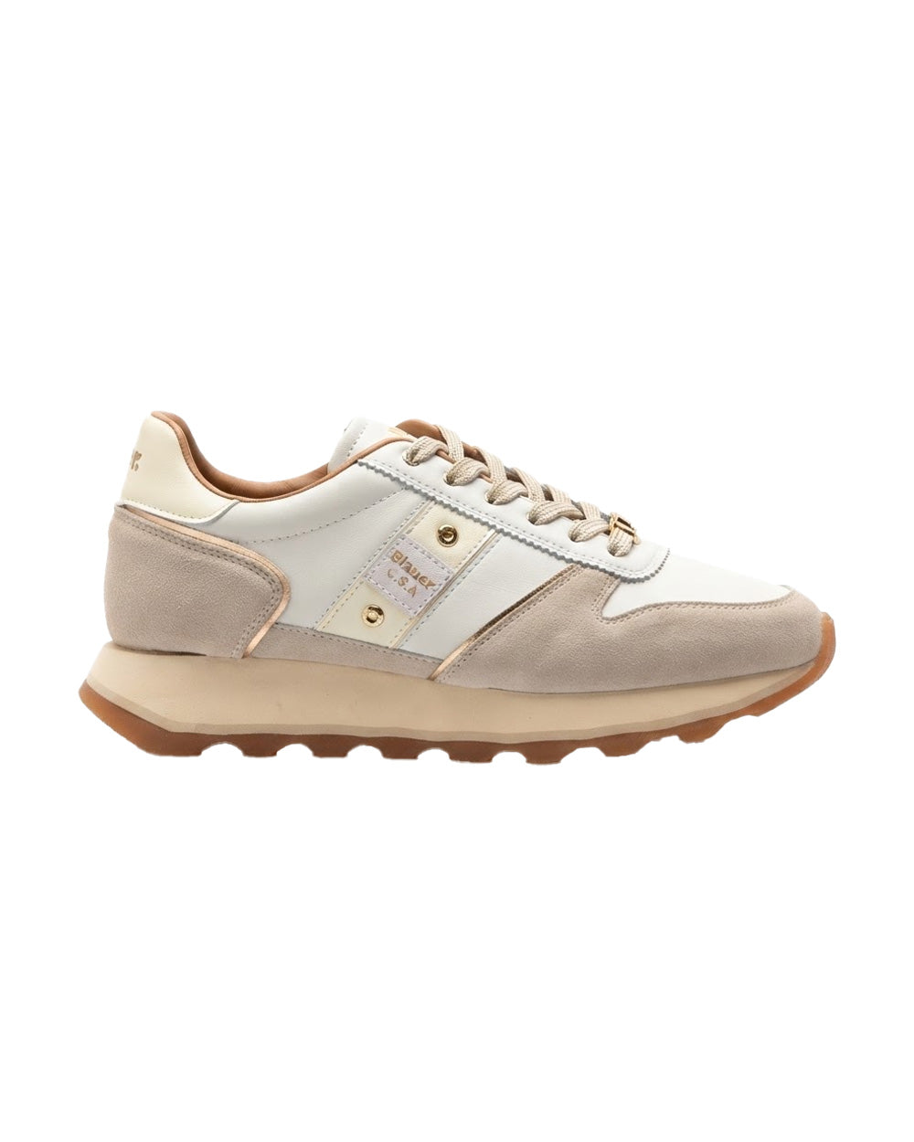 Sneakers BLAUER donna MILLS01LES Crema