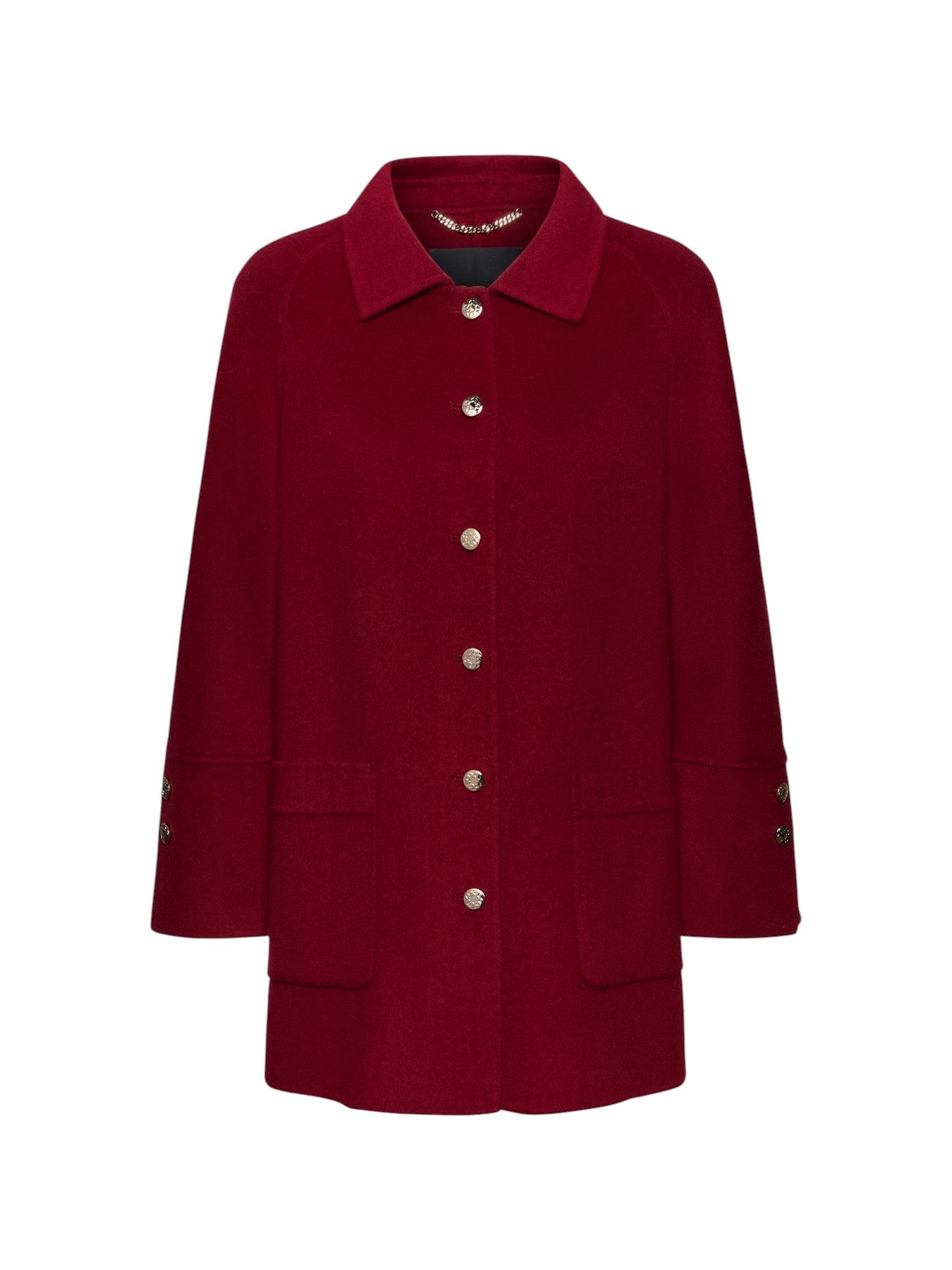 Cappotto Elena Mirò donna 8007Z000035N036 misto lana double Rosso