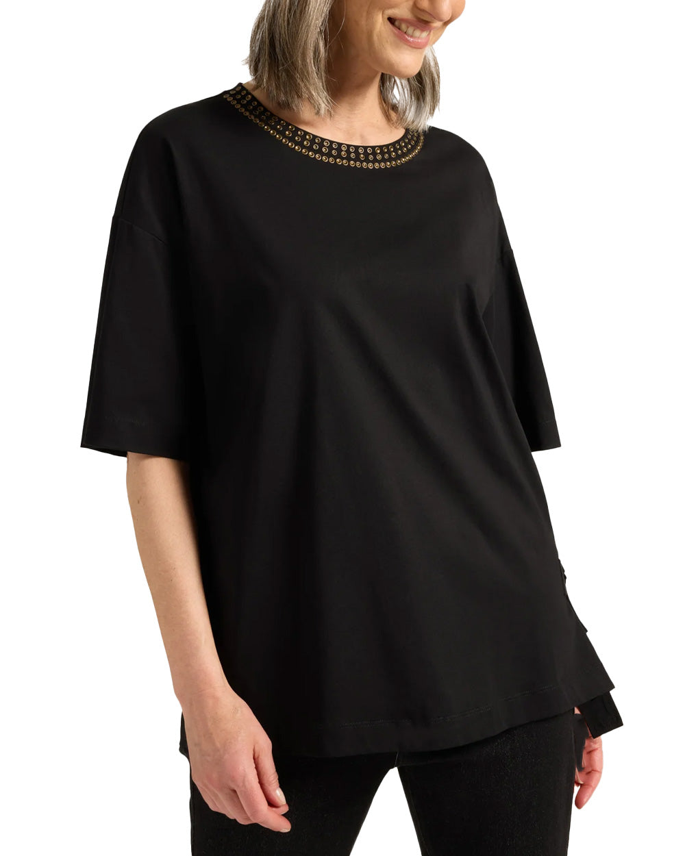 T-shirt ELENA MIRO donna G040Z000689N Nera