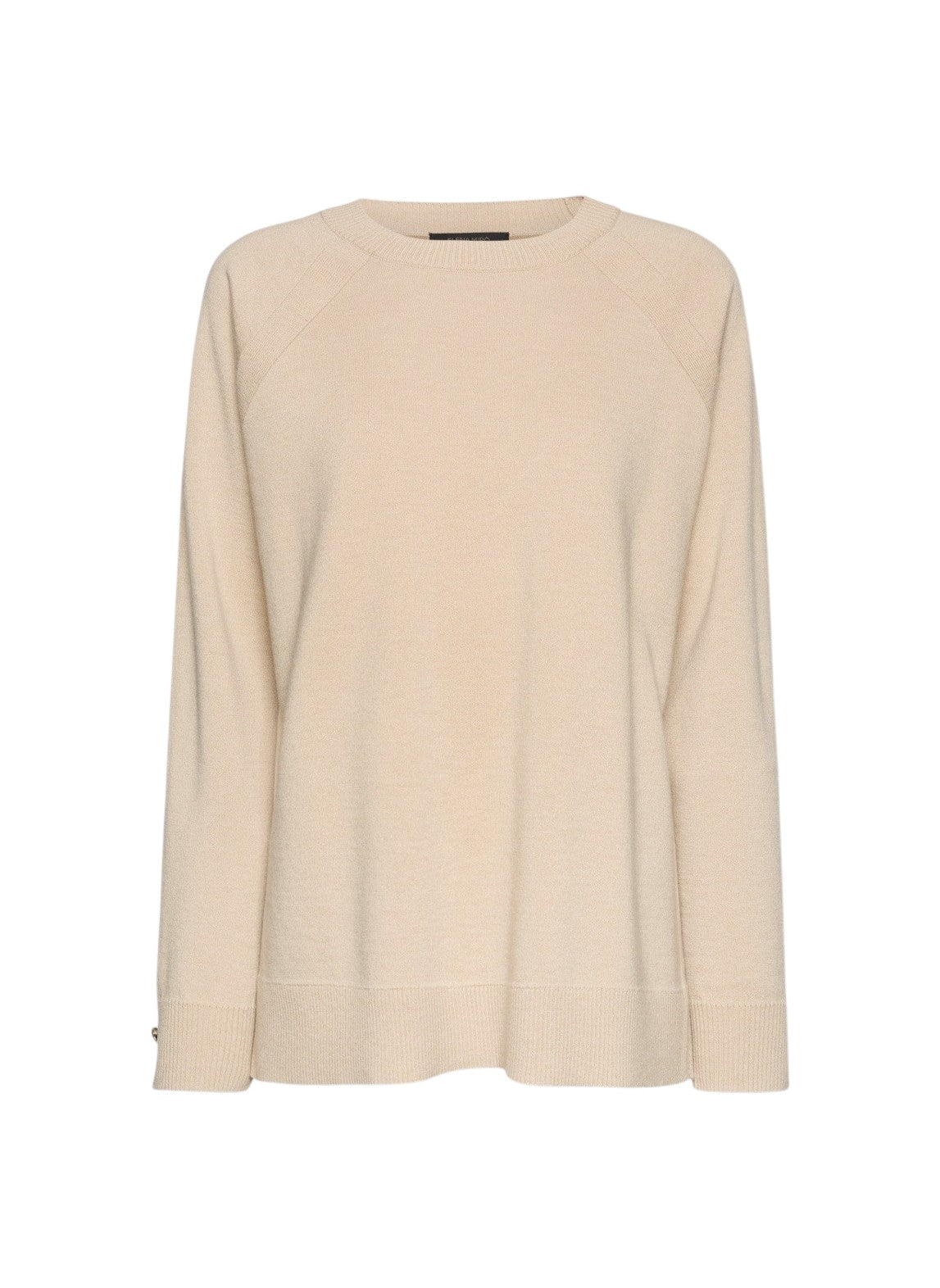 Maglia girocollo Elena Mirò donna M094Z000859N0A1 misto lana Beige