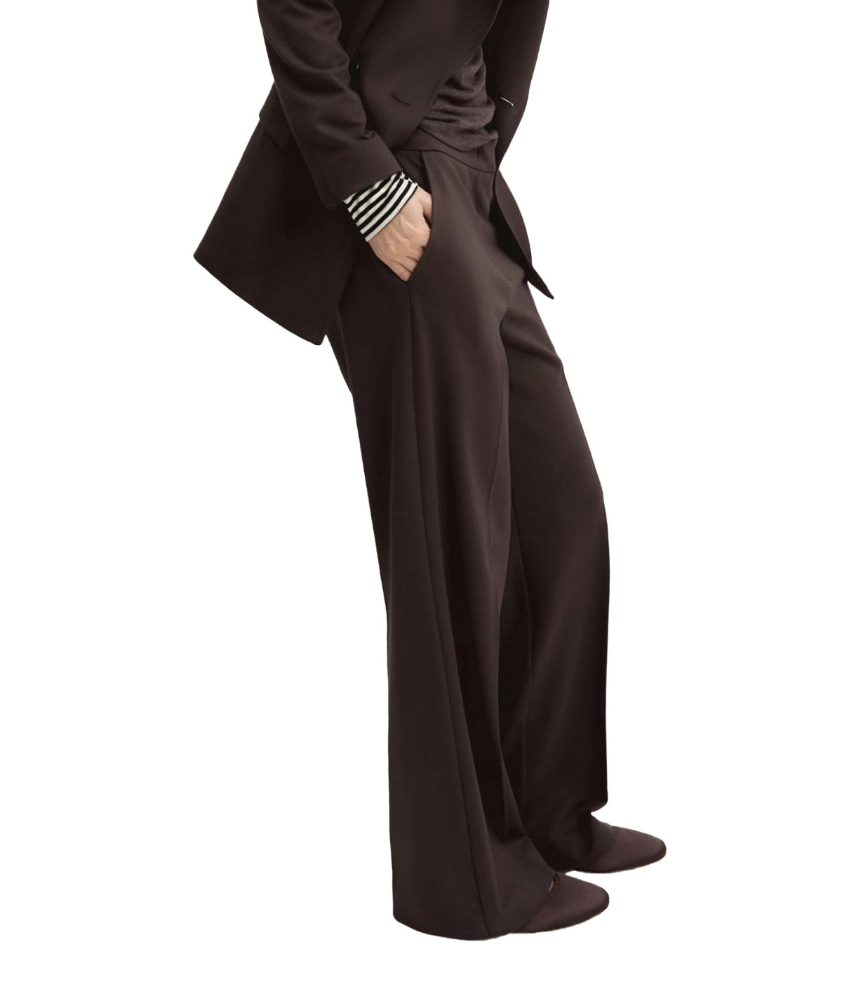 Pantalone EMME DI MARELLA donna EMMPALACE Testa di moro