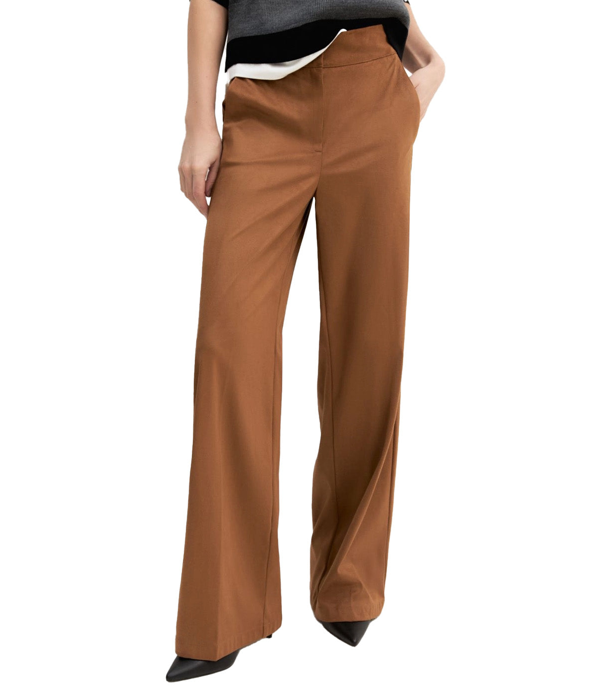 Pantalone EMME DI MARELLA donna EMMPALATO Cammello