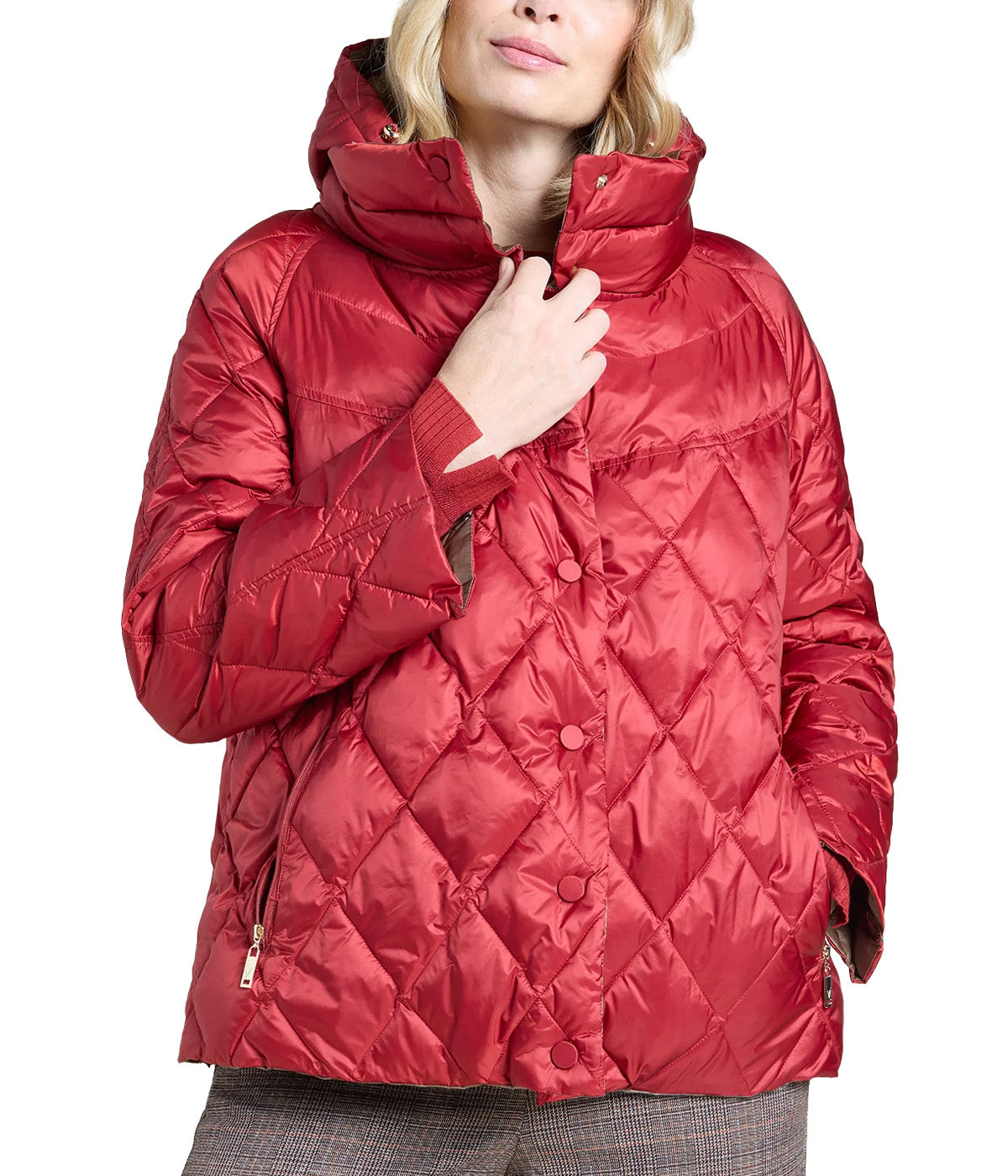 Giubbino LUISA VIOLA donna F025F001252N Rosso Cammello